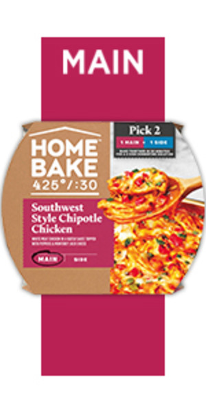 Homebake 425°/:30 Southwest Style Chipotle Chicken, 19.8 oz Box
