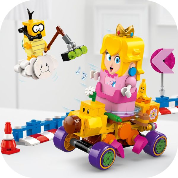 Cheer on the racers from Lakitu’s cloud.