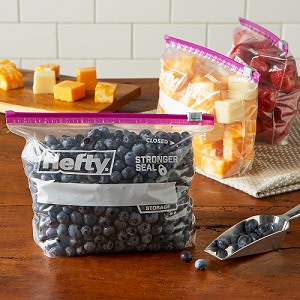Hefty Slider Quart Freezer Bags 74-Count Only $5.73 on