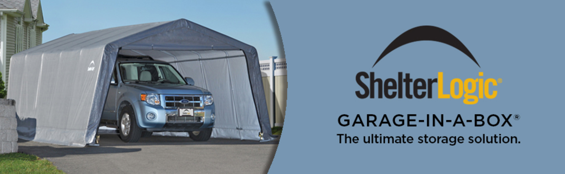ShelterLogic GARAGE-IN-A-BOX The ultimate storage solution for full-size vehicles.