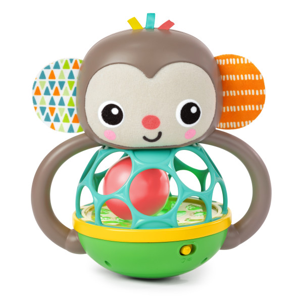 The Clinking Playgro Dingly Dangly Mimsy Rattle With Mirror - 0+ Months Stroller Toy
