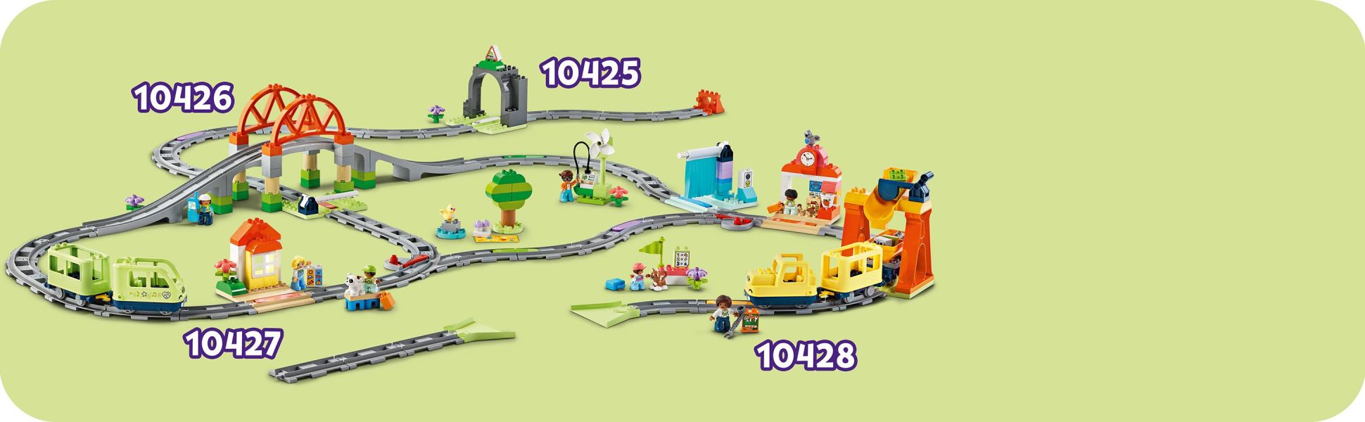 Duplo Lego Train Track Layout Plans LEGO DUPLO Town Train Tunnel