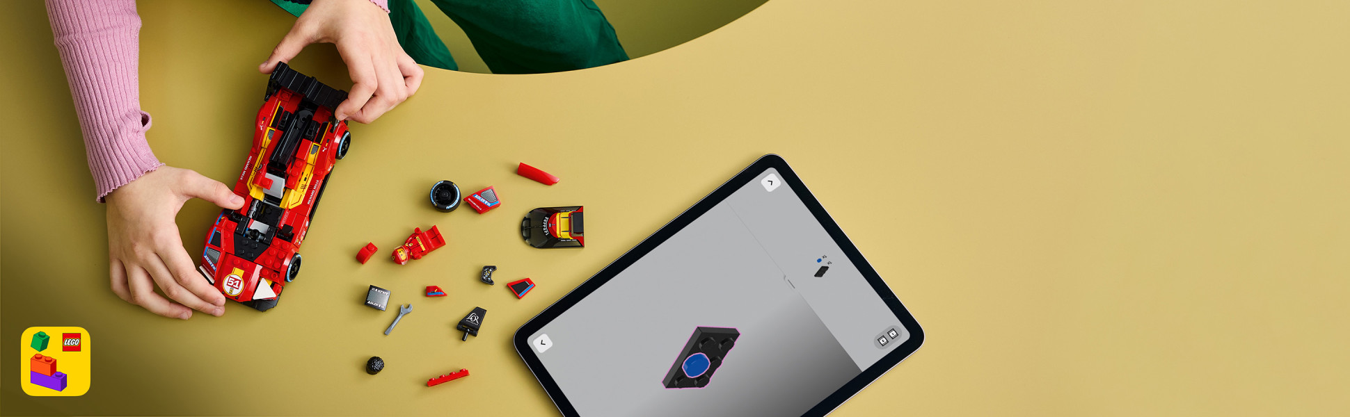 Includes interactive 3D building instructions