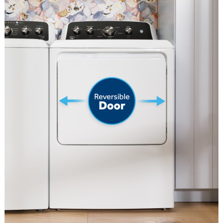 GE 6.2 cu. ft. Electric Dryer in White GTX33EASKWW - The GE 6.2 cu. ft. Electric Dryer in White GTX33EASKWW - The