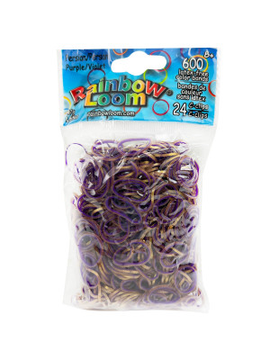 Rainbow Loom Persian Purple High Quality Rubber Bands, the Original Rubber  Bands for Everything Rainbow Loom, Children Ages 7 and Up