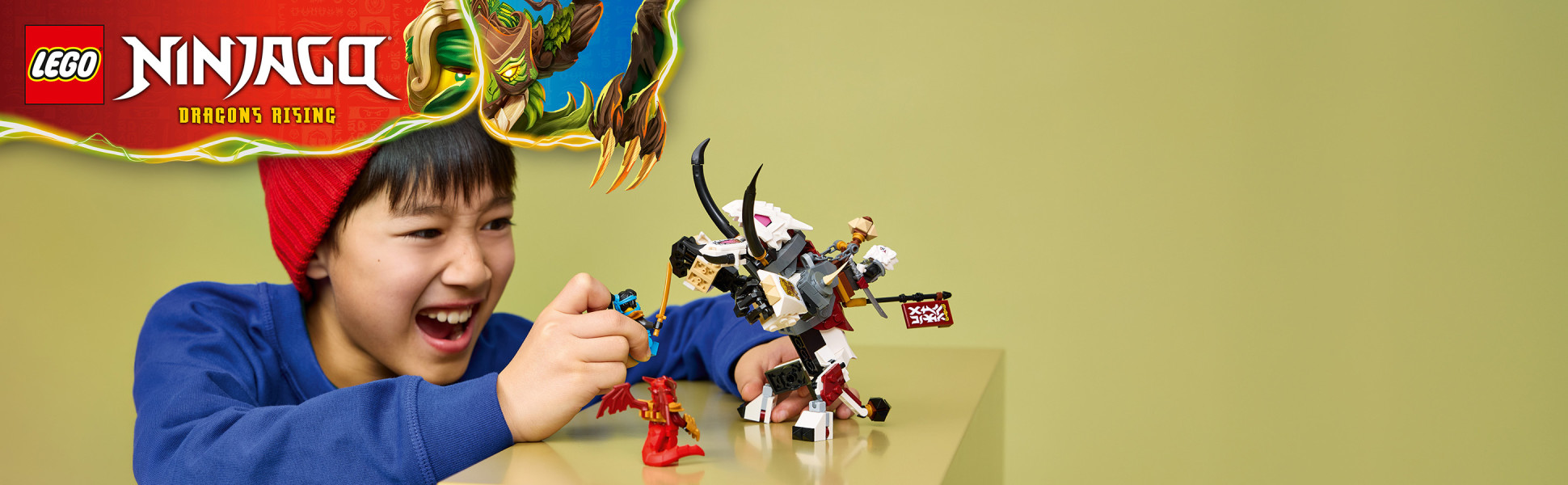 LEGO NINJAGO Zilvar and Grimtak the Dragon Beast - Building Toy