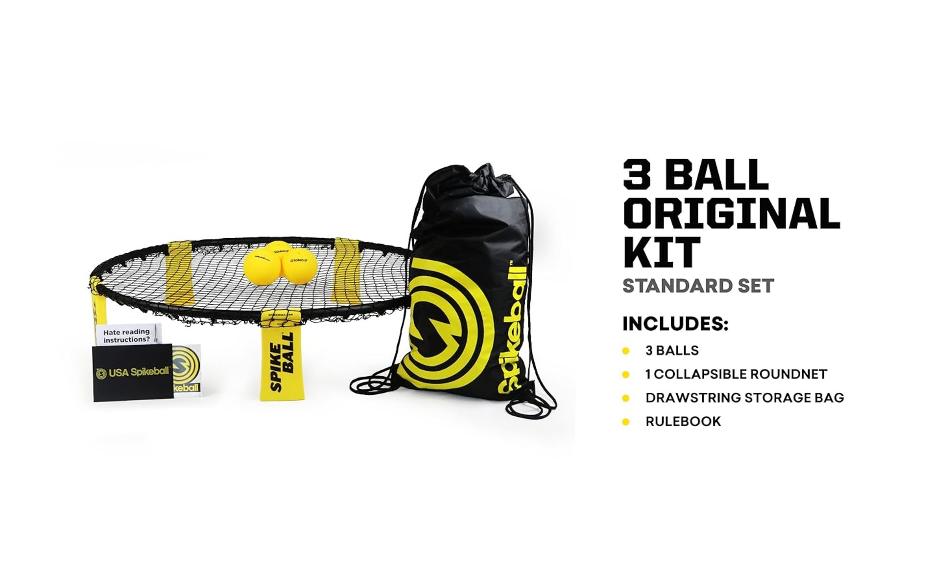 Amazon.co.jp: Spikeball 3 ボール ゲームセット - 若者や家族