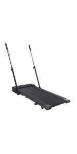 Sunny Health & Fitness Slim Folding Treadmill Trekpad with Arm Exercisers - SF-T7971