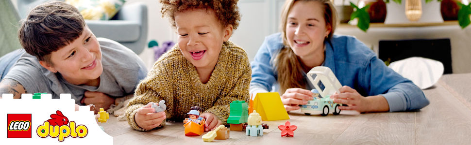LEGO® 10946 DUPLO® Town Aventures en camping-car en famille Jouet Enfant 2+  ans, Set éducatif sur marjanemall aux meilleurs prix au Maroc