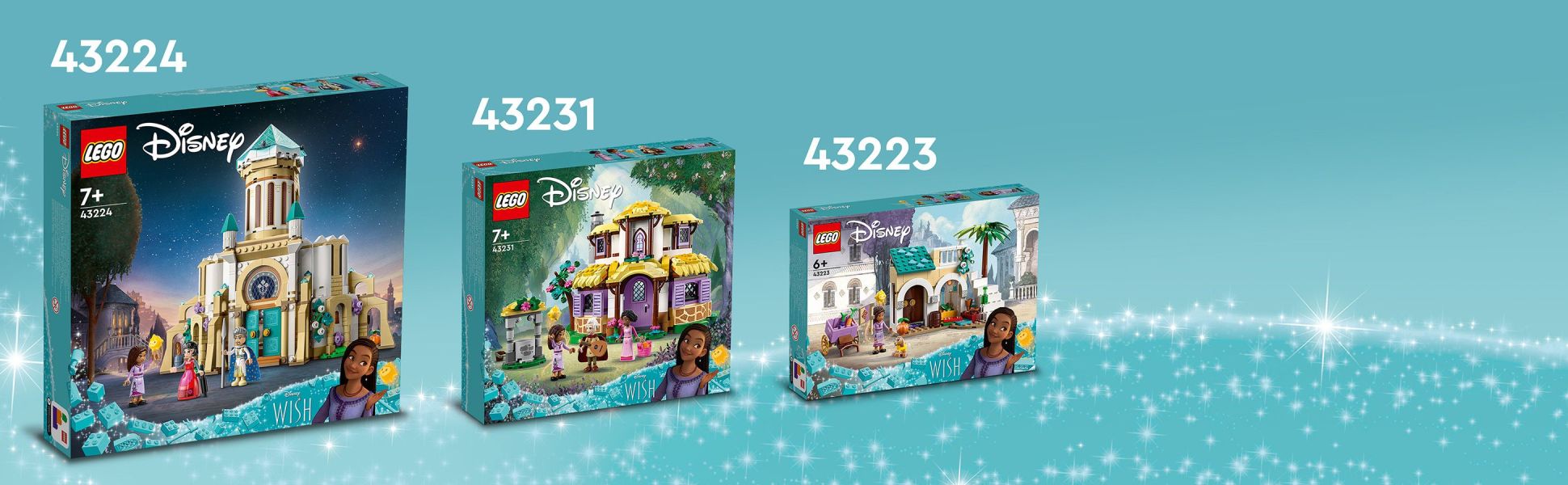 LEGO Disney Wish: Asha in the City of Rosas 43223 Building Toy Set, A  Buildable Model from the Disney Movie to Inspire Adventures and Creative  Play, A Fun Gift for Kids and