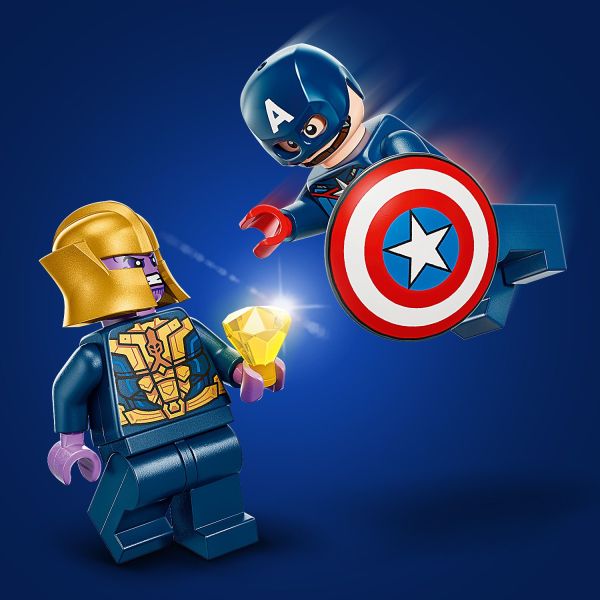 Help Captain America stop Thanos stealing the precious gem.