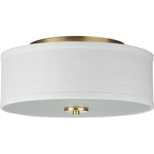 Progress Lighting Inspire Collection 2-Light Satin Brass Summer