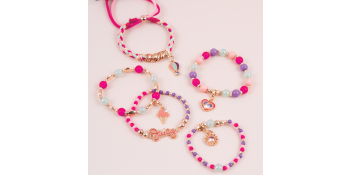 Make It Real – Juicy Couture Crystal Sunshine Bracelets - DIY Charm Bracelet  Kit for Teen Girls - Jewelry Making Supplies with Beads and Charms with  Swarovski Crystals price in UAE,  UAE