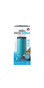 ThermaCELL Patio Shield Mosquito Repellent Glazier Blue 15 Foot Coverage
