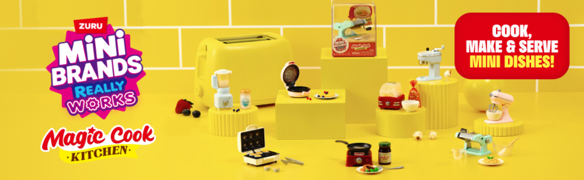 Acheter Zuru Mini Brands Really Works Magic Cook Kitchen Electrodoméstico con Accesorios Serie 1