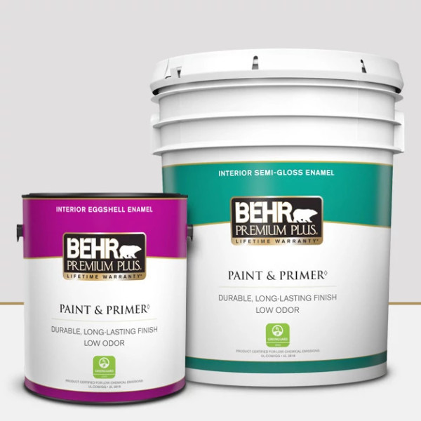 BEHR ULTRA 1 qt. #MQ5-05 Limousine Leather Extra Durable Flat Interior Paint  & Primer 172304 - The Home Depot