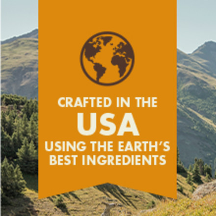 Crafted in the USA using the Earth's best ingredients