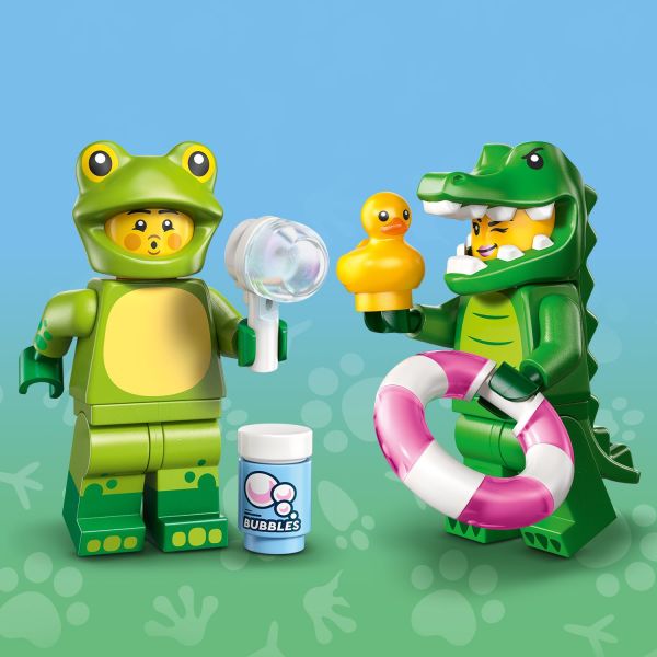 Crocodile Suit Fan and Frog Suit Fan.