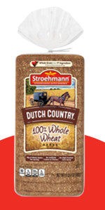Stroehmann Dutch Country 100% Whole Wheat Bread, 24 oz