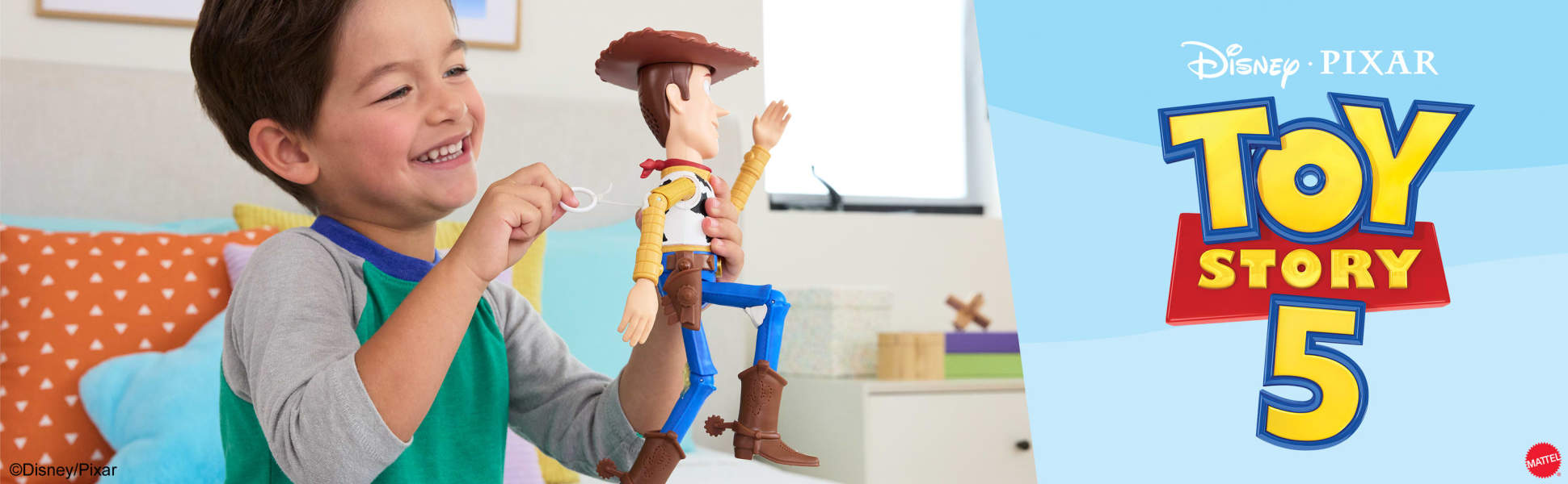 Disney and Pixar Toy Story 5 Running Woody 12 Inch Action Figure 