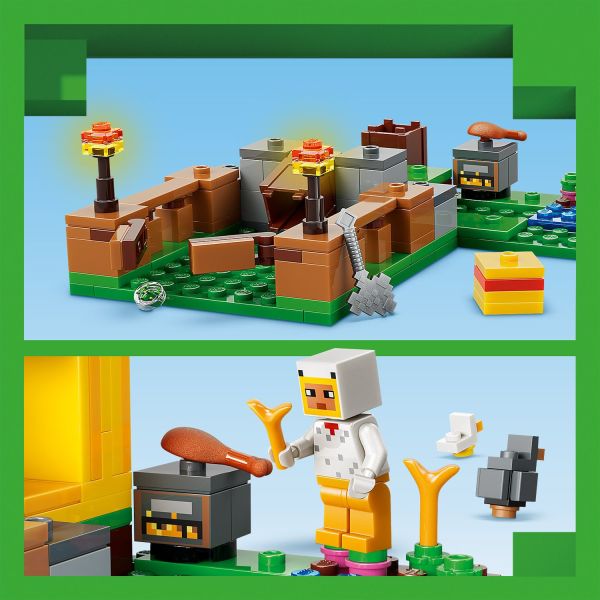 Torches, a smoker stove, feather, axe and more.