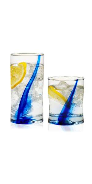 Libbey Blue Ribbon Impressions 8-Piece Glass Set