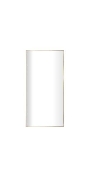 Glam Gold Metal Wall Mirror
