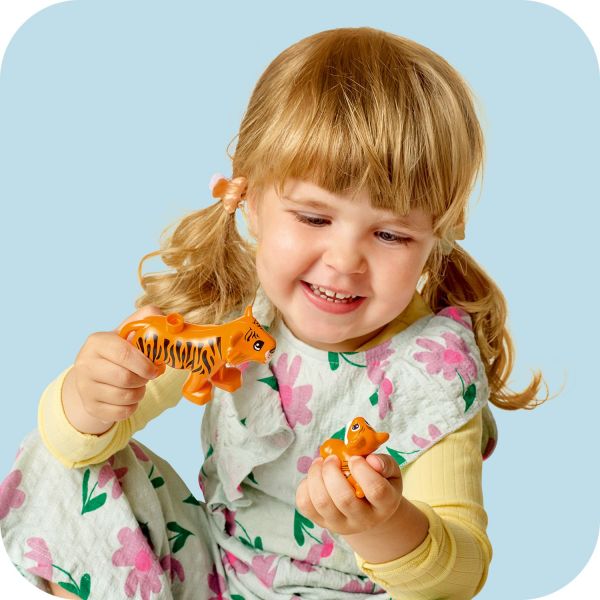 LEGO DUPLO sets help toddlers hone fine motor skills.