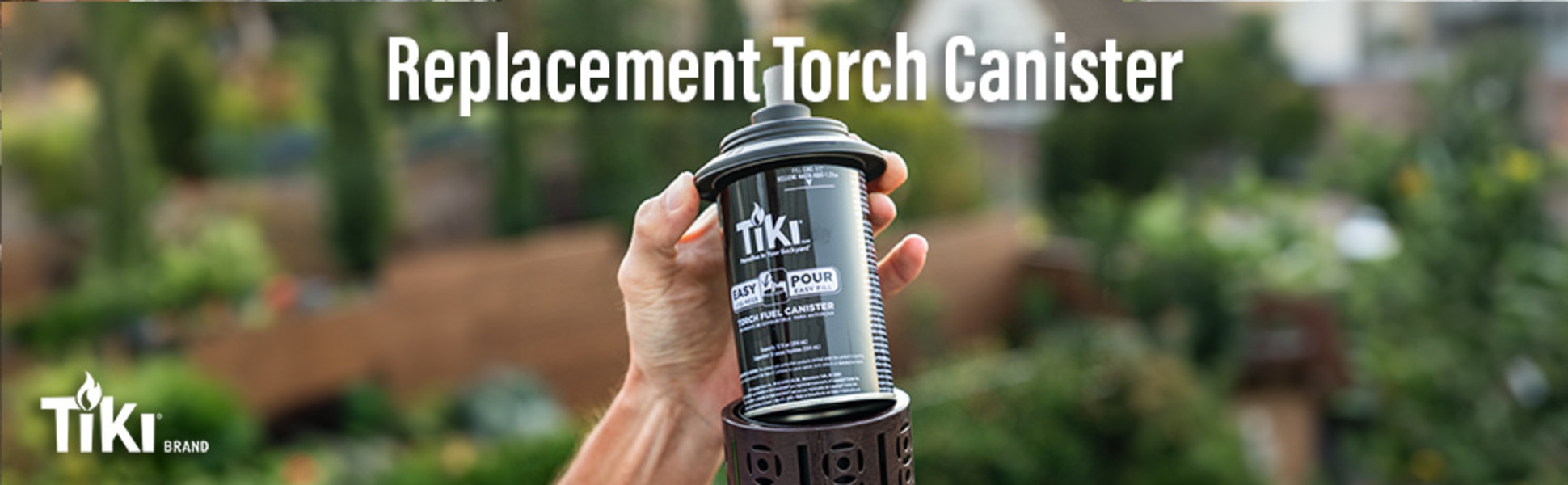 Nonley Torch Canisters 12 Oz. Outdoor Torch Replacement Canister Bamboo Torches Refill Canister - View #4