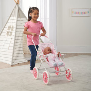 Just Like Mommy 3-in-1 Doll Pram/Carrier/Stroller - Pink