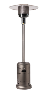 Fire Sense Commercial Patio Heater, Platinum