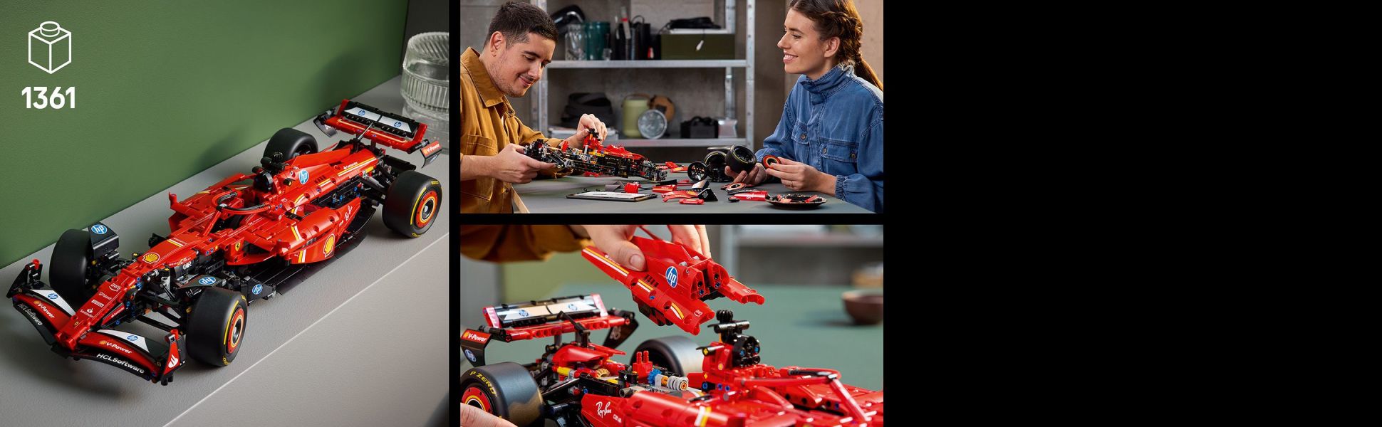 Recreate the excitement of the F1 season as you explore the car’s realistic functions.