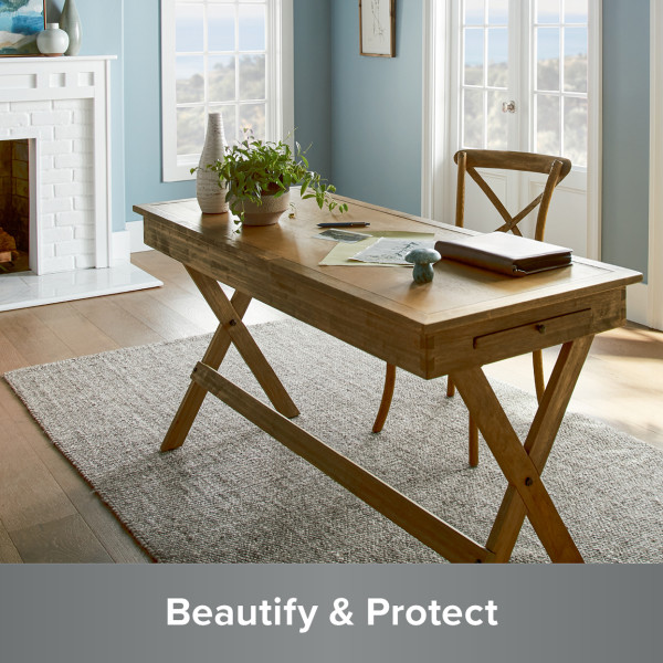 BEHR PREMIUM 1 qt. #TIS-528 Red Oak Transparent Oil-Based