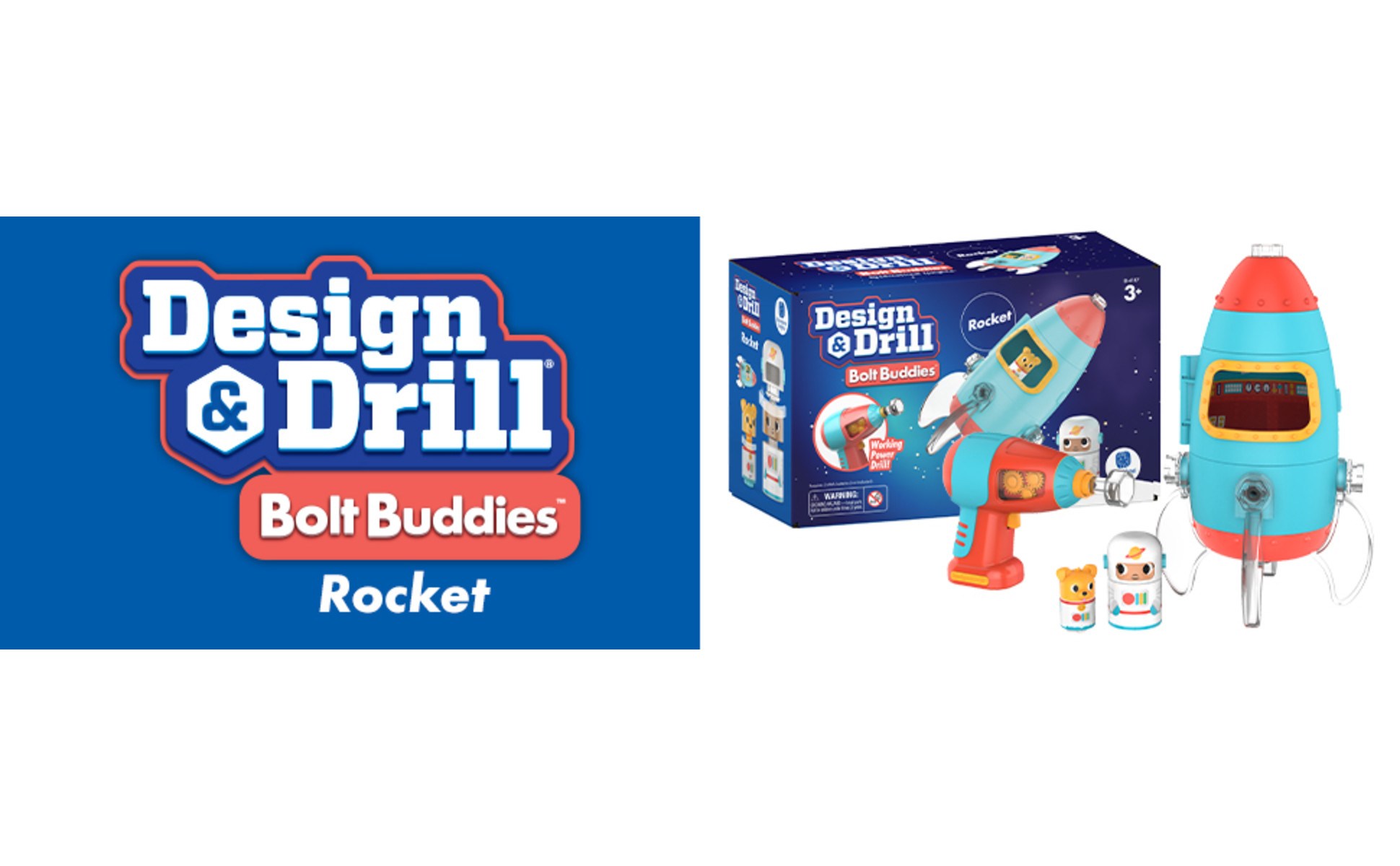 Educational Insights Design & Drill Bolt Buddies Rocket Play Educational Insights Design & Drill Bolt Buddies Rocket Play