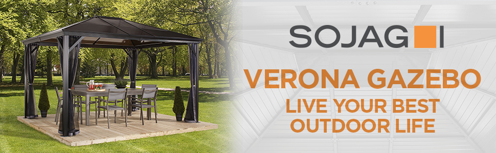 SOJAG Verona Gazebo - Live your best outdoor life