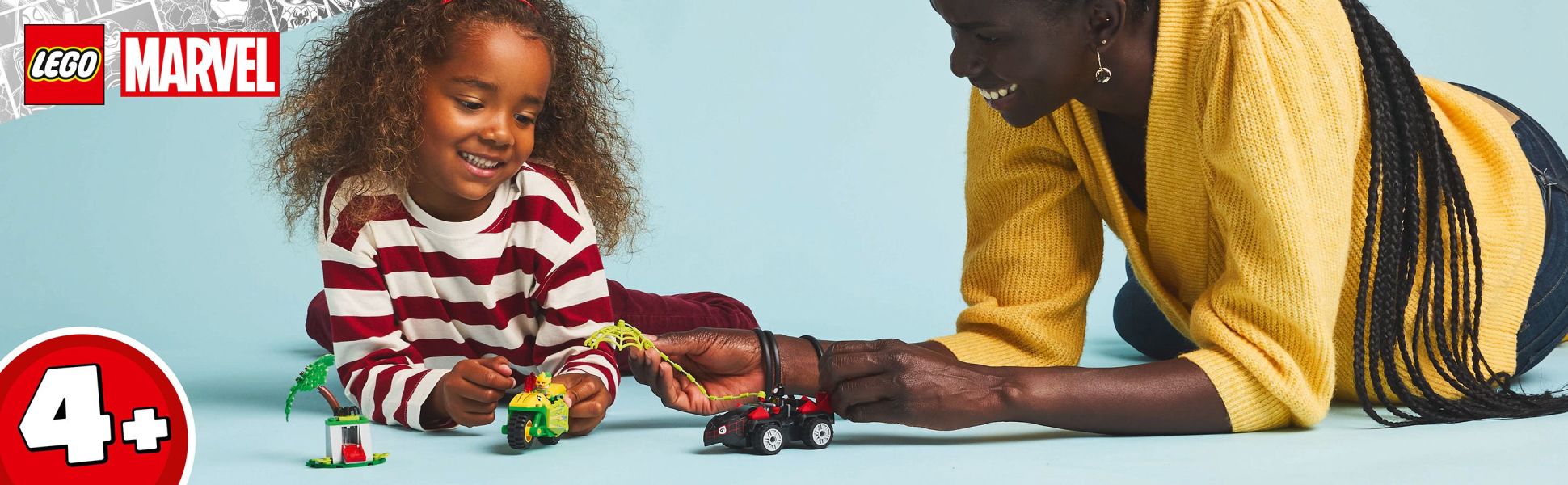 Fans of Spidey And His Amazing Friends can join the dino-web action with this build-and-play toy for kids aged 4 and up.