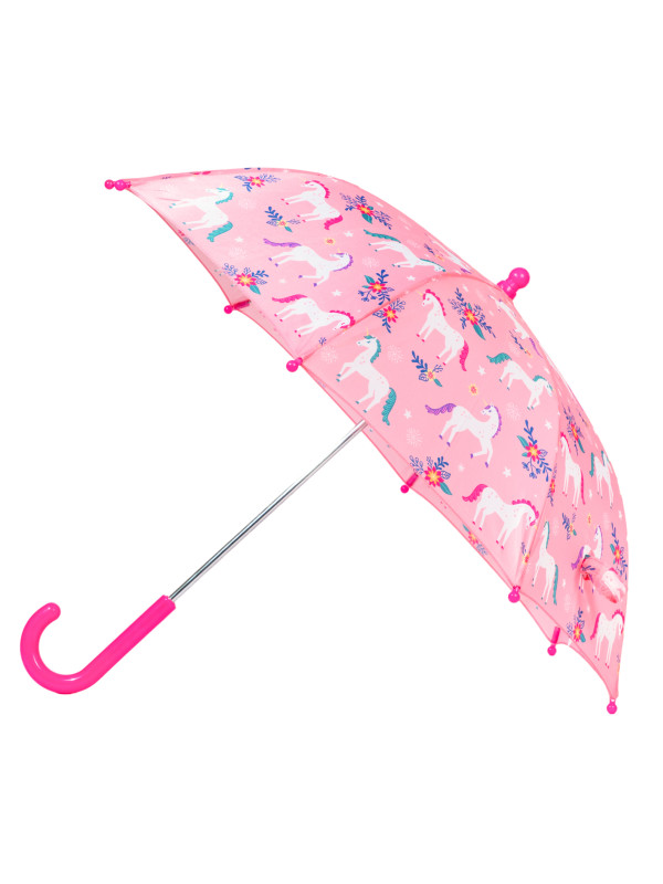 Wildkin Children s Rain Umbrella for Toddlers Little Boys and Girls Magical Unicorns Pink Walmart
