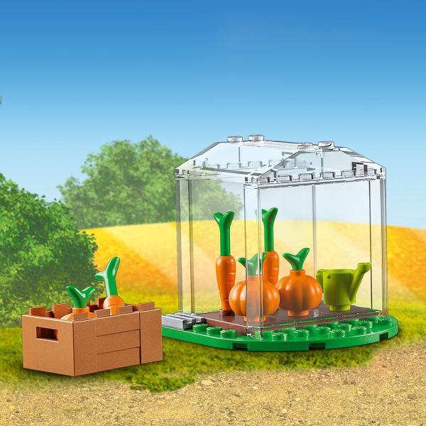 LEGO City Barn & Farm Animals 60346 - Juego de juguetes de construcción  para niños, niños y niñas preescolares a partir de 4 años (230 piezas)