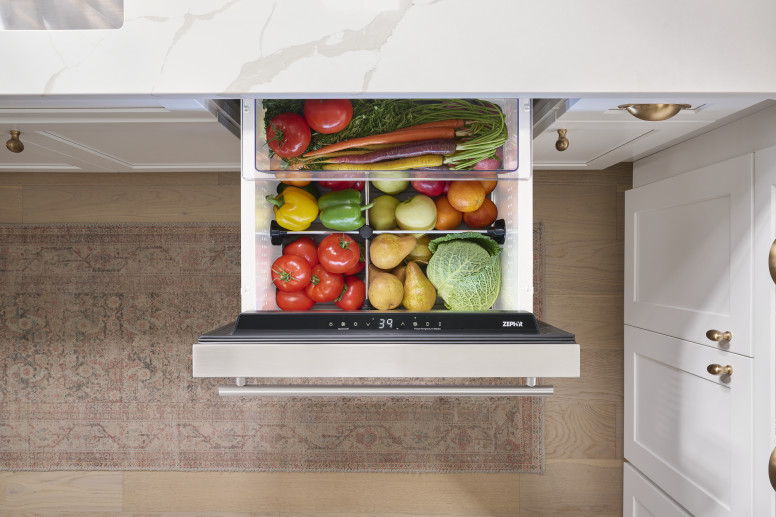 Custom-set temps for everything you need to chill, from produce to beverages to wine