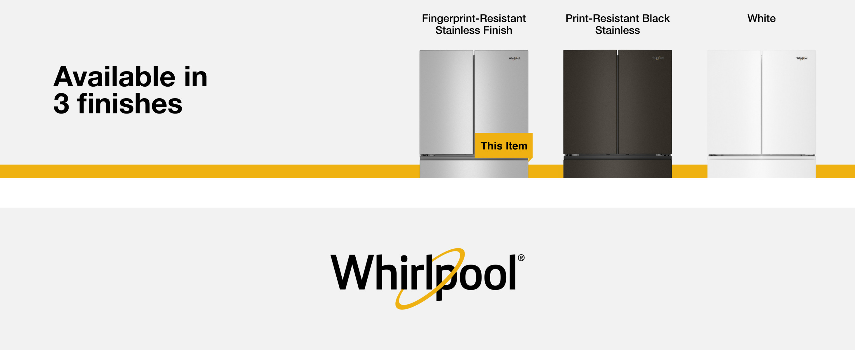 Whirlpool 36 in. 30 cu. ft. Standard Depth French Door