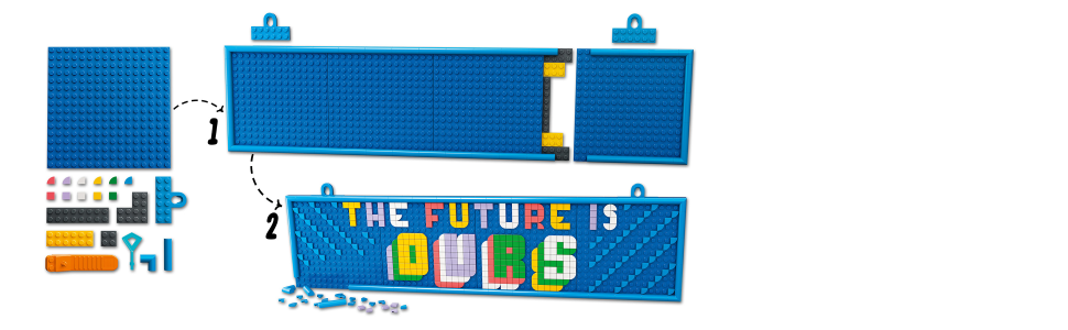 LEGO 41952 DOTS Le Grand Tableau à Message Personnalisable