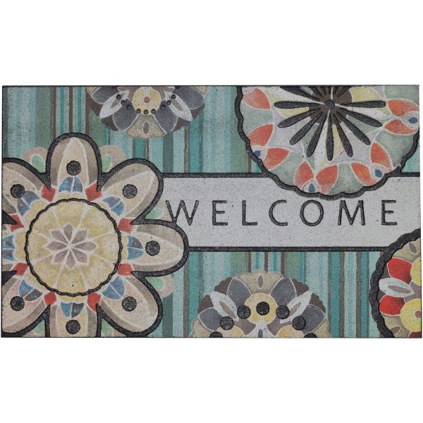 Mohawk Home Playful Medallion Welcome 18 in. x 30 in. Doorscapes