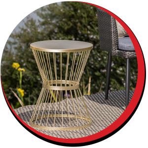 Modern Outdoor Rope Weave Side Table with Tempered Glass Top - NH91211 –  Noble House Furniture