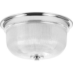 Progress Lighting Archie Collection 2-Light Chrome Flushmount