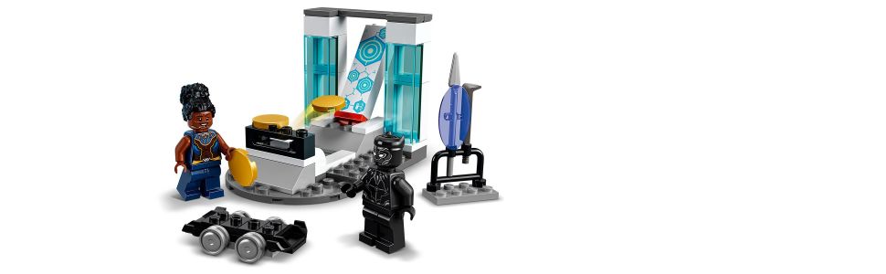  LEGO Marvel Shuri's Lab, 76212 Black Panther - Juguete de  aprendizaje de construcción con minifiguras, juguetes para niños, niñas y  niños de 4 años, regalos de superhéroes de los Vengadores 