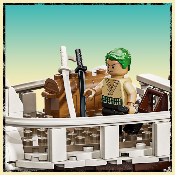 Zoro relaxes and trains on the deck.