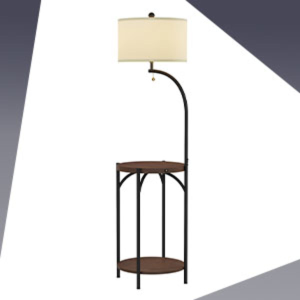 Lavish Home 58-inch Adjustable Floor Lamp with USB Charging Side