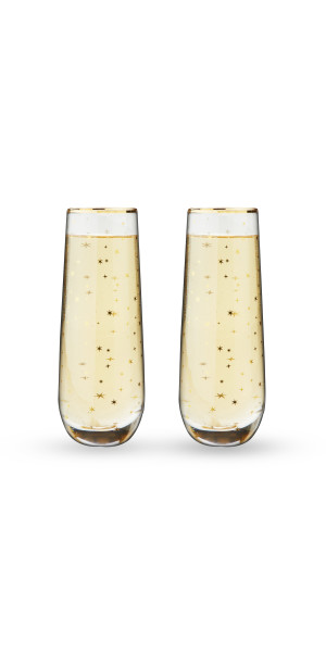 BRUMATE- Champagne Flute 12oz Glitter Rose Gold – Luka Life + Style
