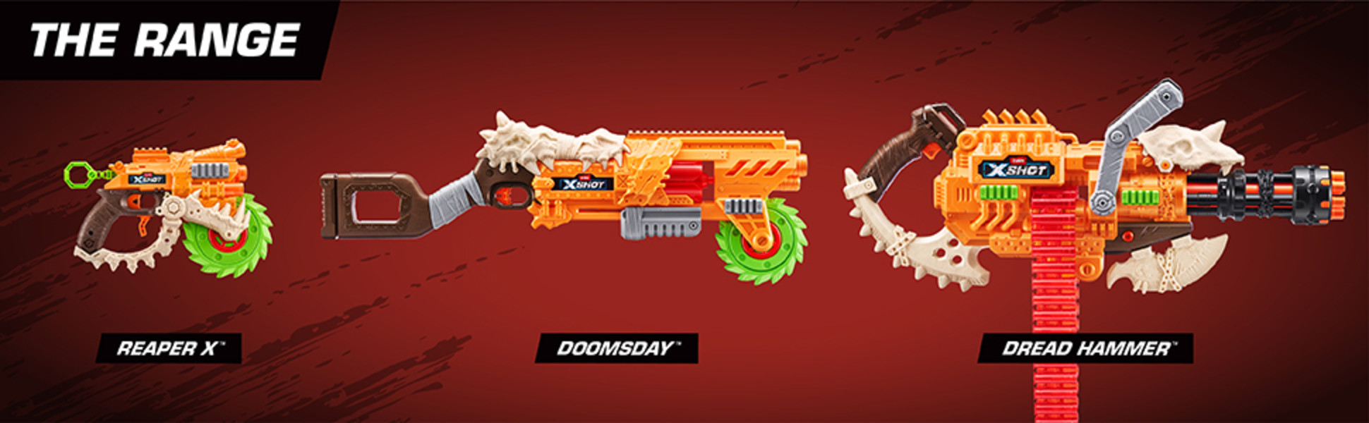 X-Shot 【 Insanity Horrorfire Reaper X (8 Darts) By Zuru