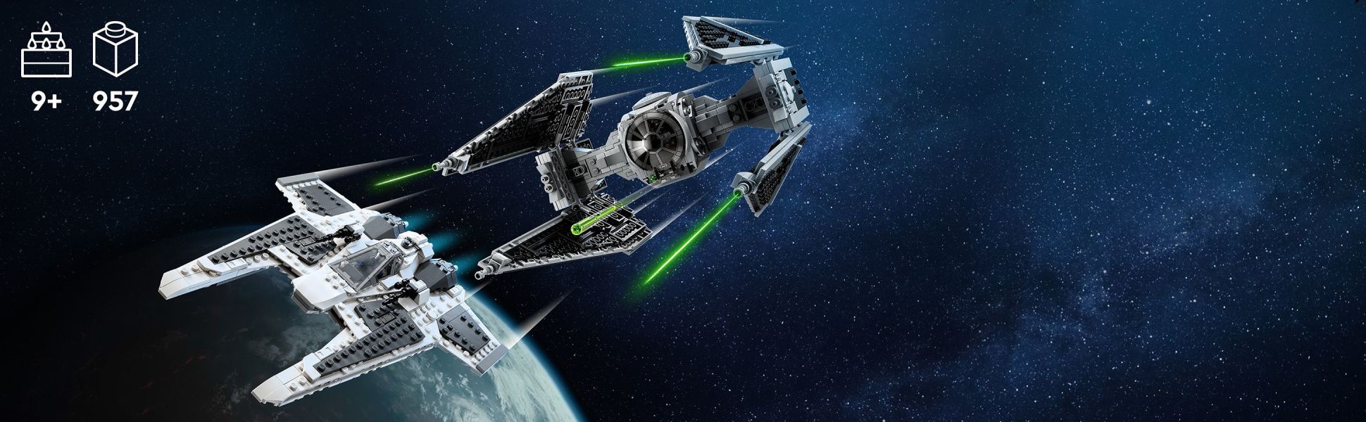 LEGO Star Wars Mandalorian Fang Fighter vs. TIE Interceptor 75348 6427682 -  Best Buy